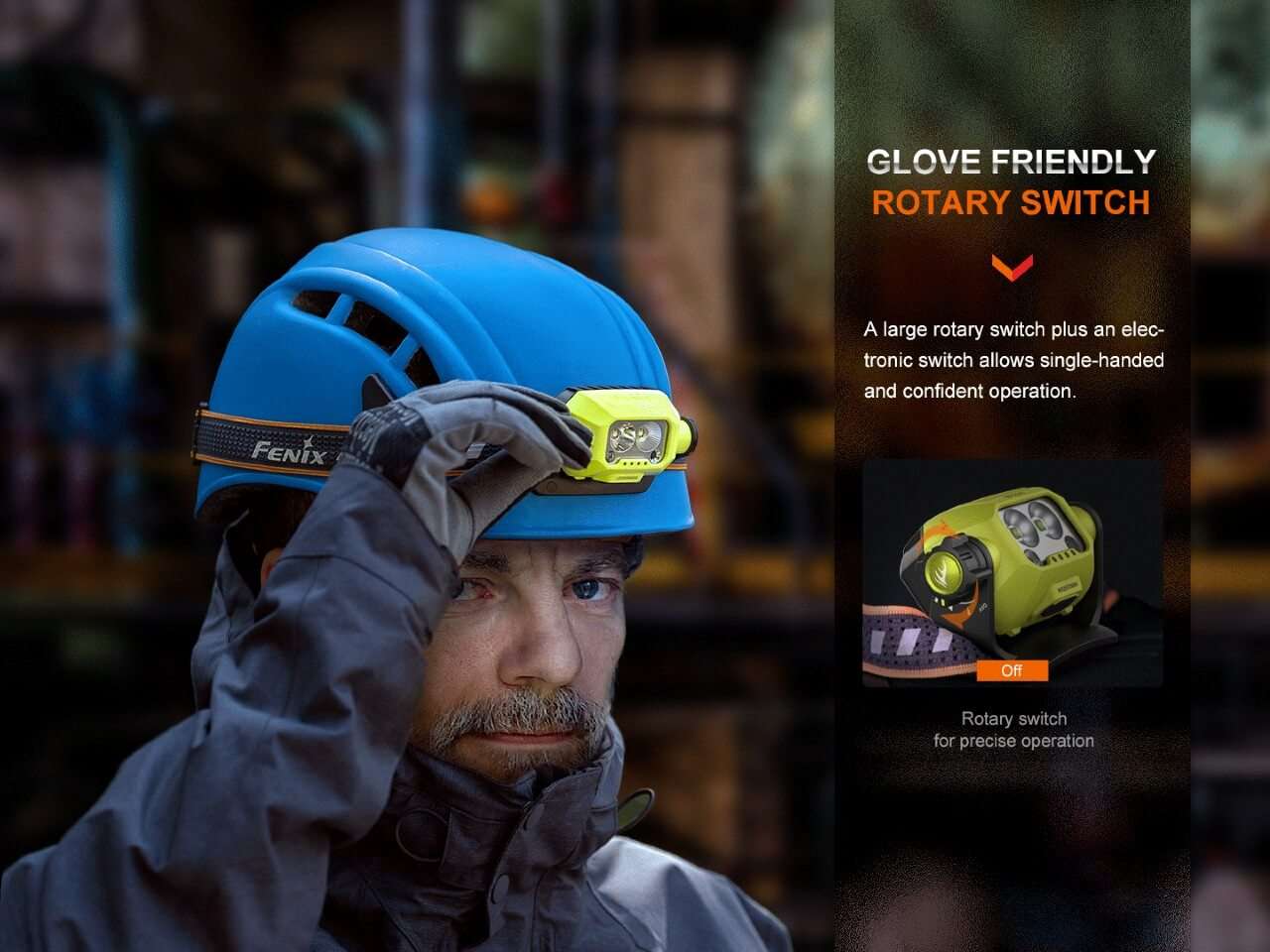 Palmarius Outdoors Fenix WH23R Gesture Sensing Industrial LED Headlamp Work Headlamp