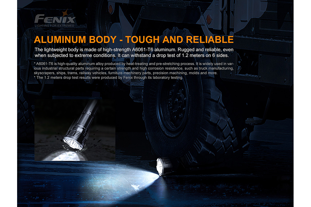 Palmarius Outdoors Fenix LR50R Multifunctional LED Search Light - 12000 Lumens Searchlight