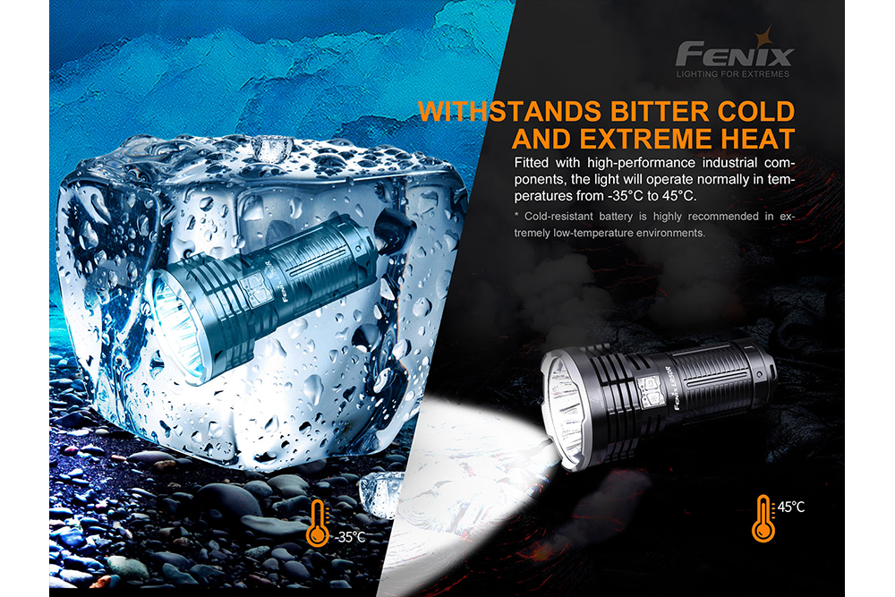 Palmarius Outdoors Fenix LR50R Multifunctional LED Search Light - 12000 Lumens Searchlight