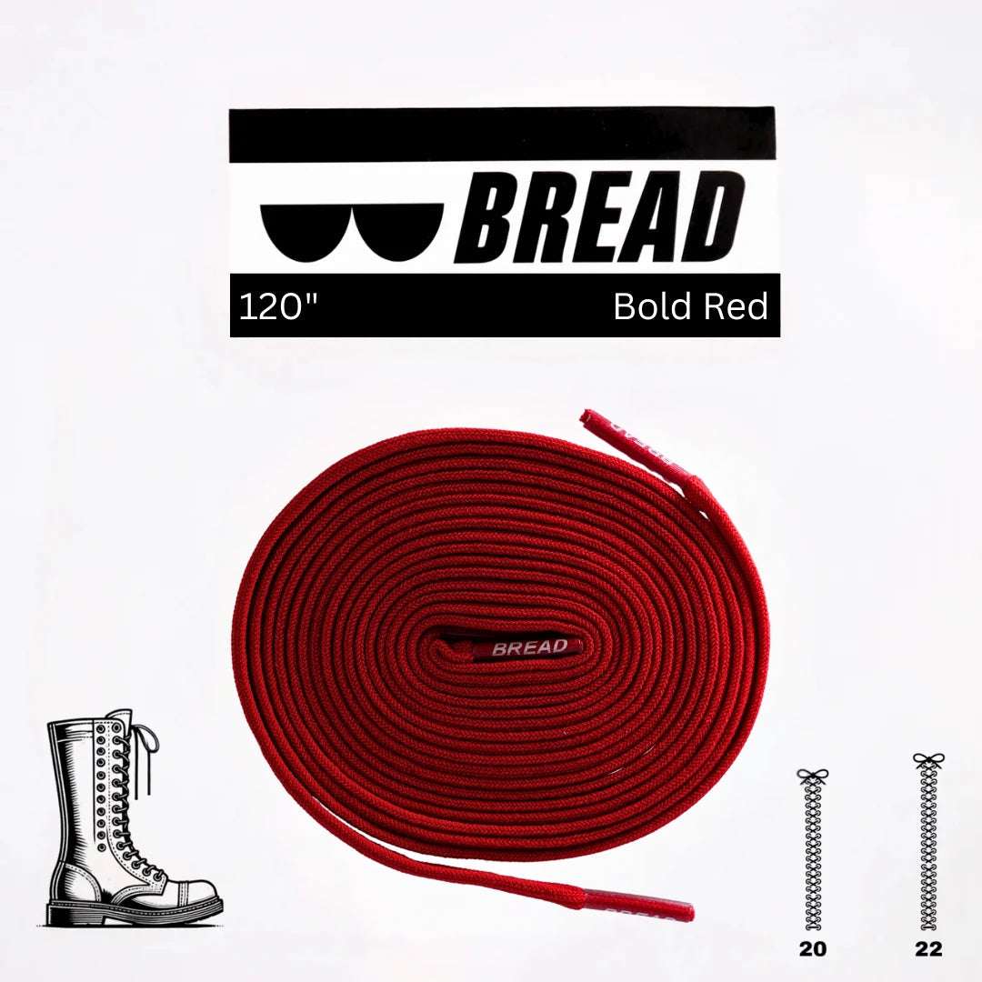 Palmarius Outdoors Bold Red Elastic Shoelace