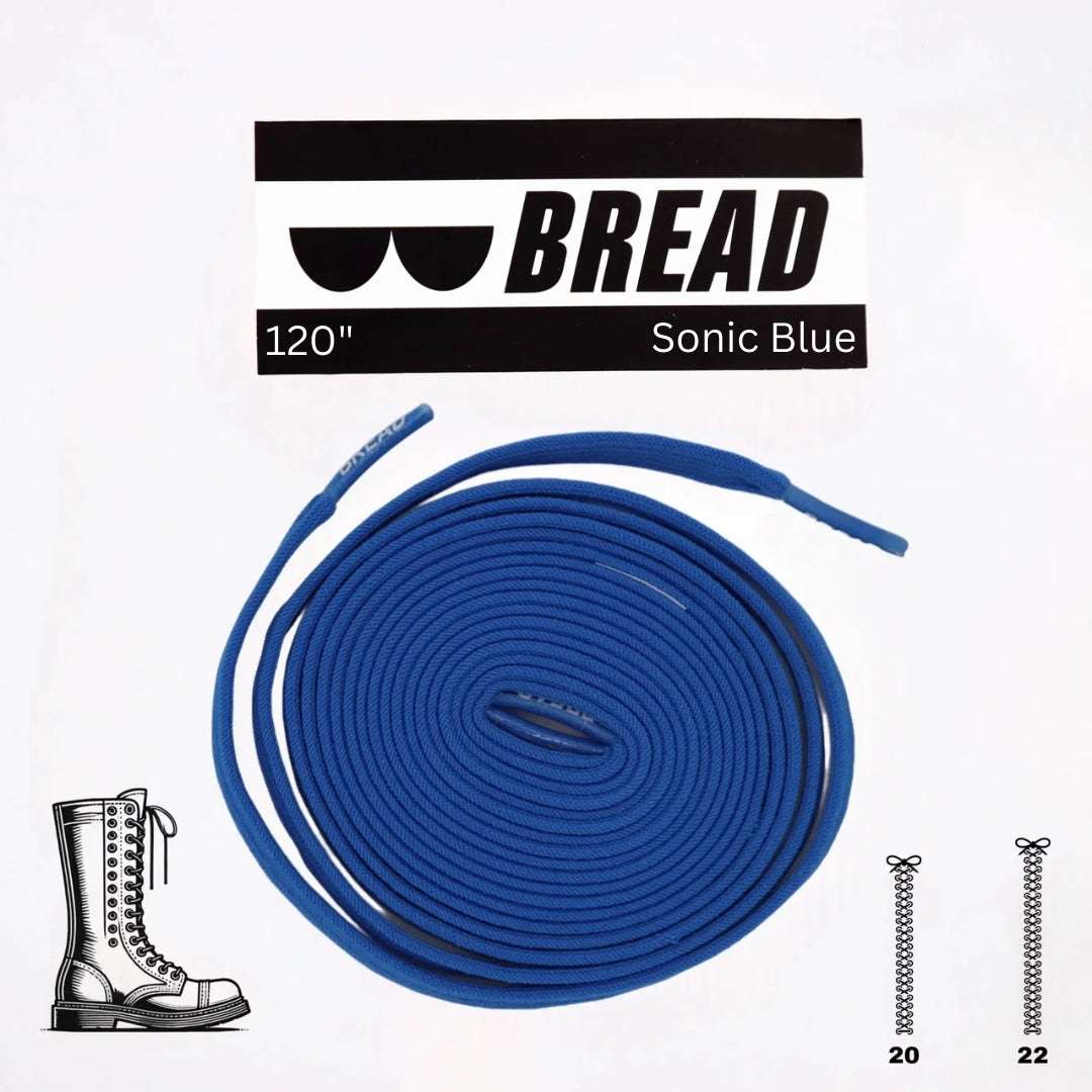 Palmarius Outdoors Sonic Blue Elastic Shoelace