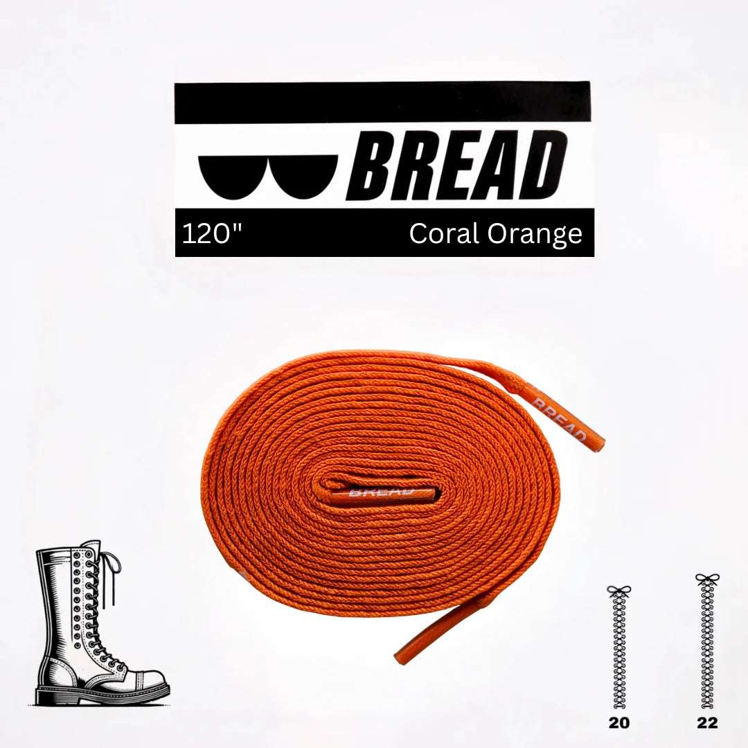 Palmarius Outdoors Coral Orange Elastic Shoelace