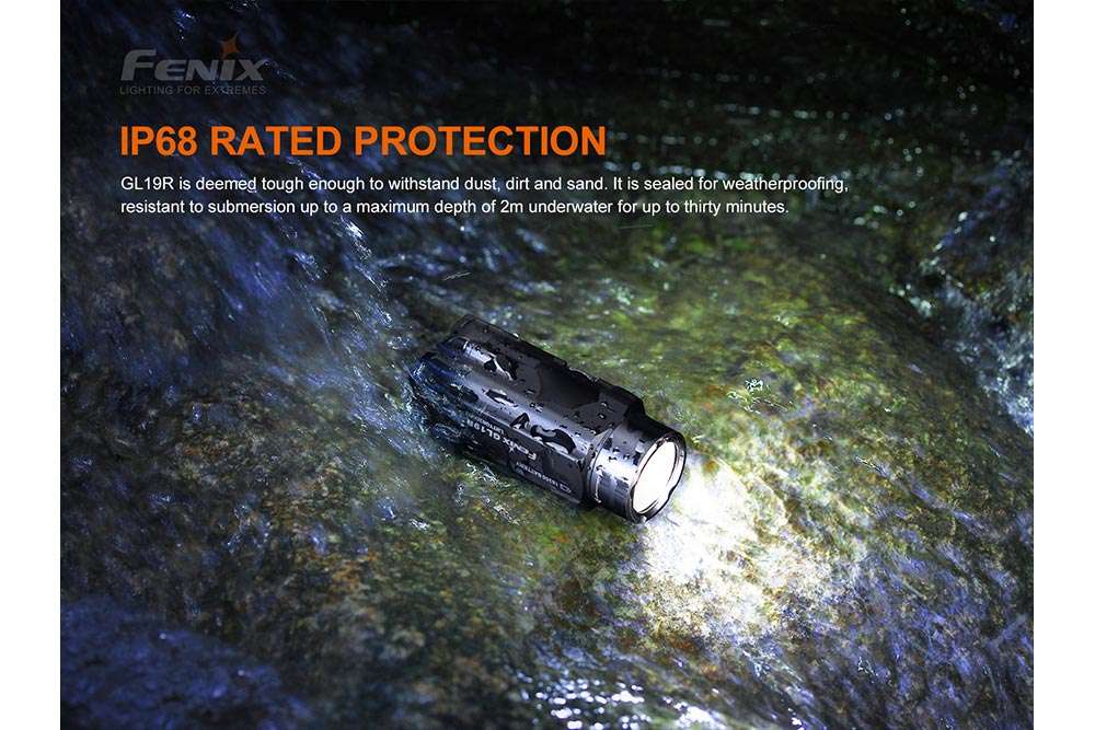 Palmarius Outdoors Fenix GL19R Rechargeable Tactical Light - Discontinued