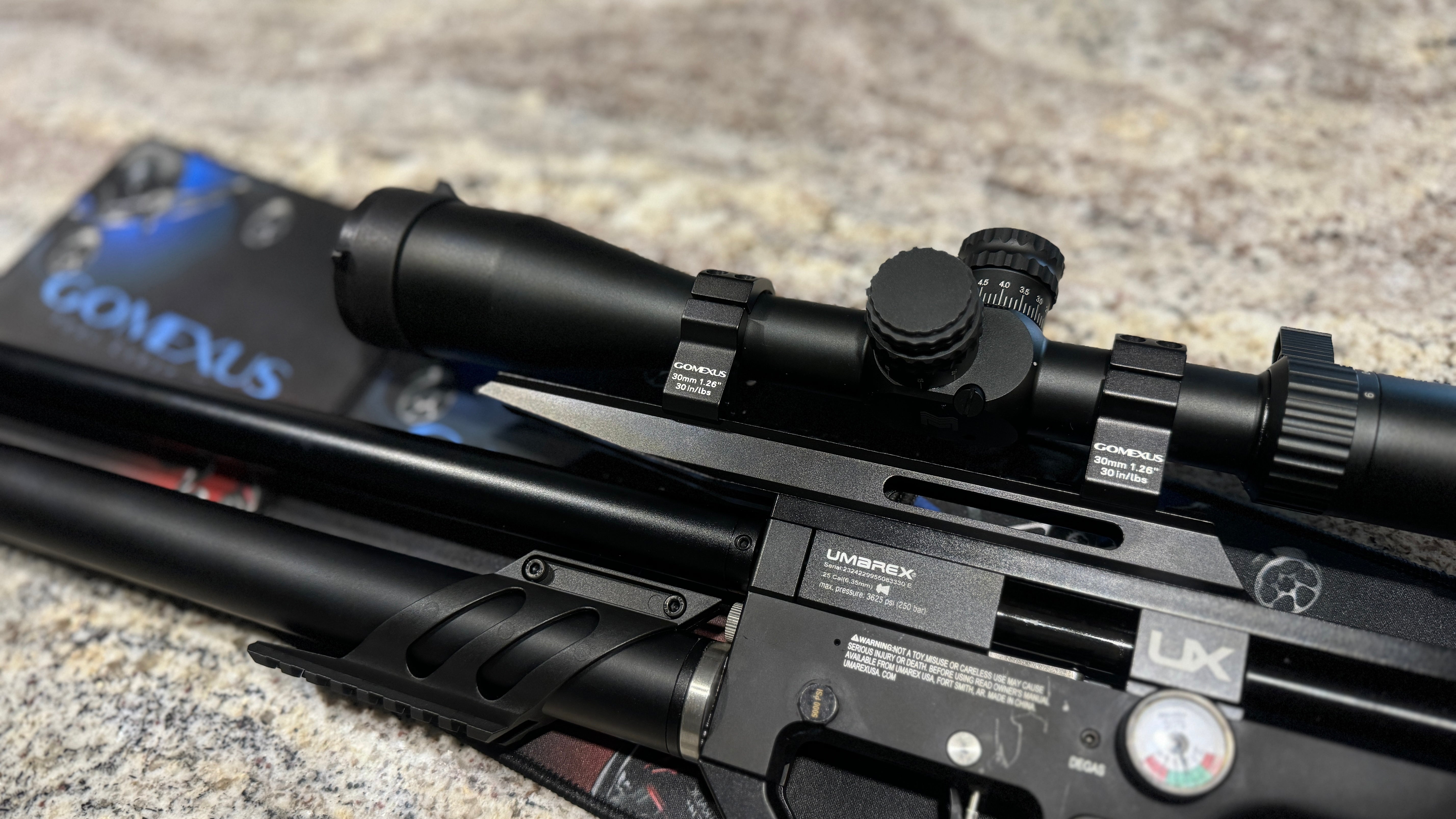 Gomexus 30mm STD height scope rings | Palmarius Outdoor Products