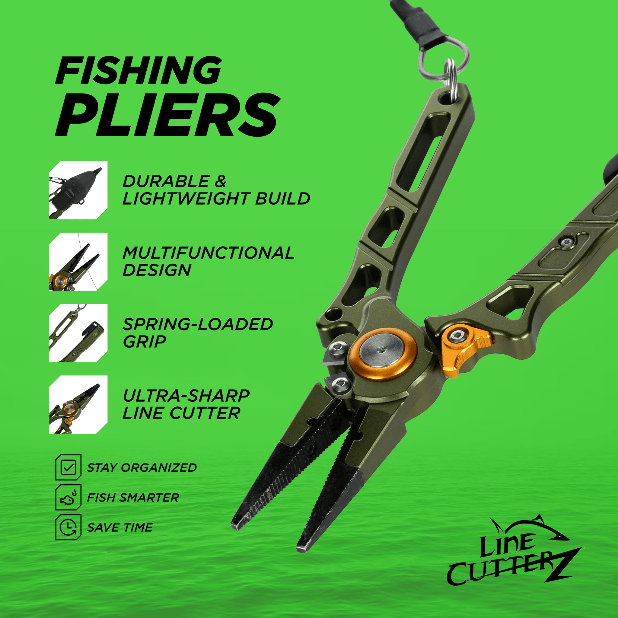 Palmarius Outdoors Line Cutterz Elite Pliers Cutter Tool
