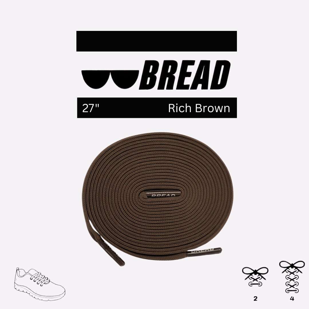 Palmarius Outdoors Rich Brown Elastic Shoelace
