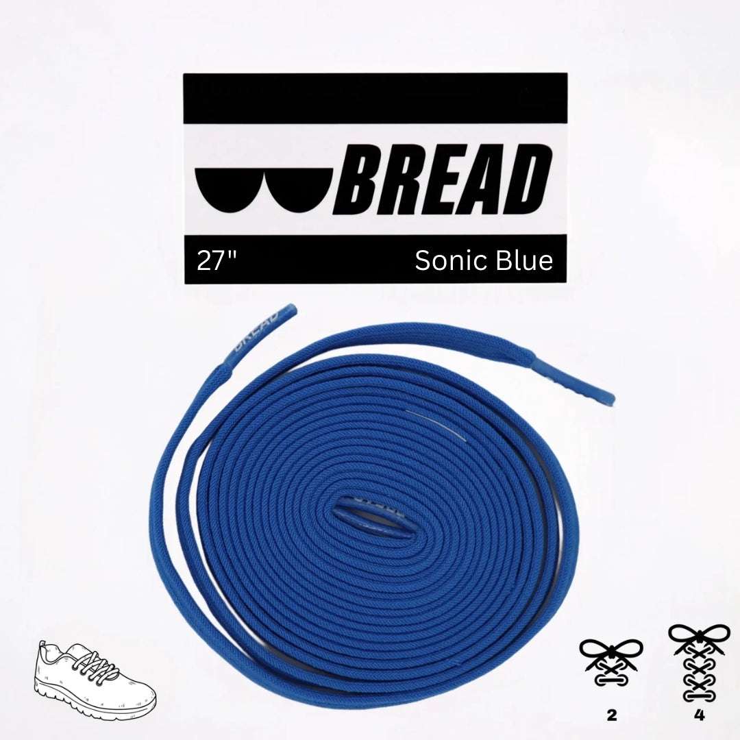 Palmarius Outdoors Sonic Blue Elastic Shoelace