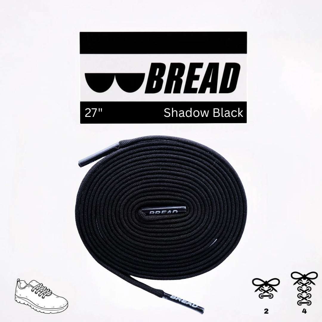 Palmarius Outdoors Shadow Black Elastic Shoelace