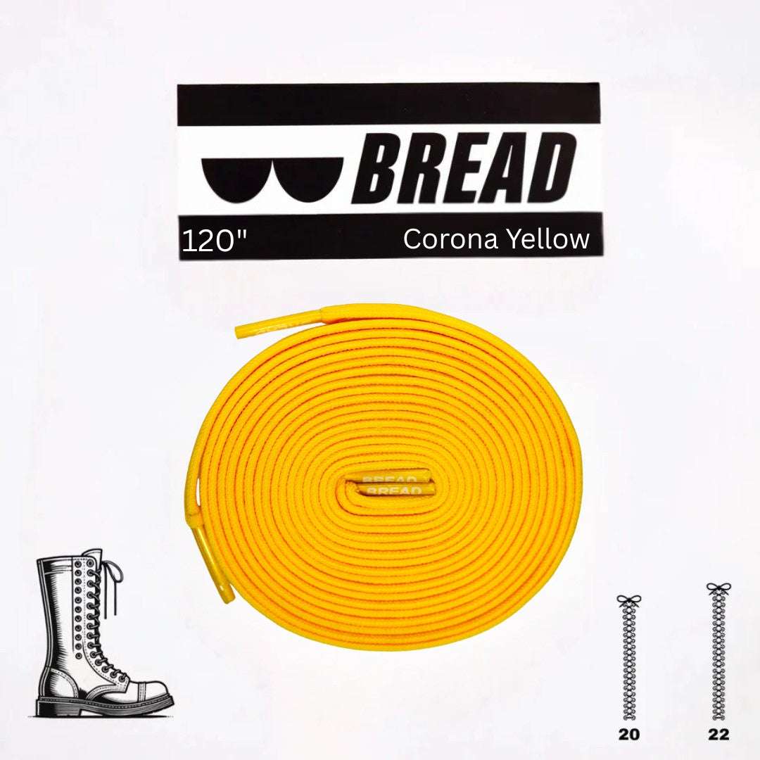 Palmarius Outdoors Corona Yellow Elastic Shoelace