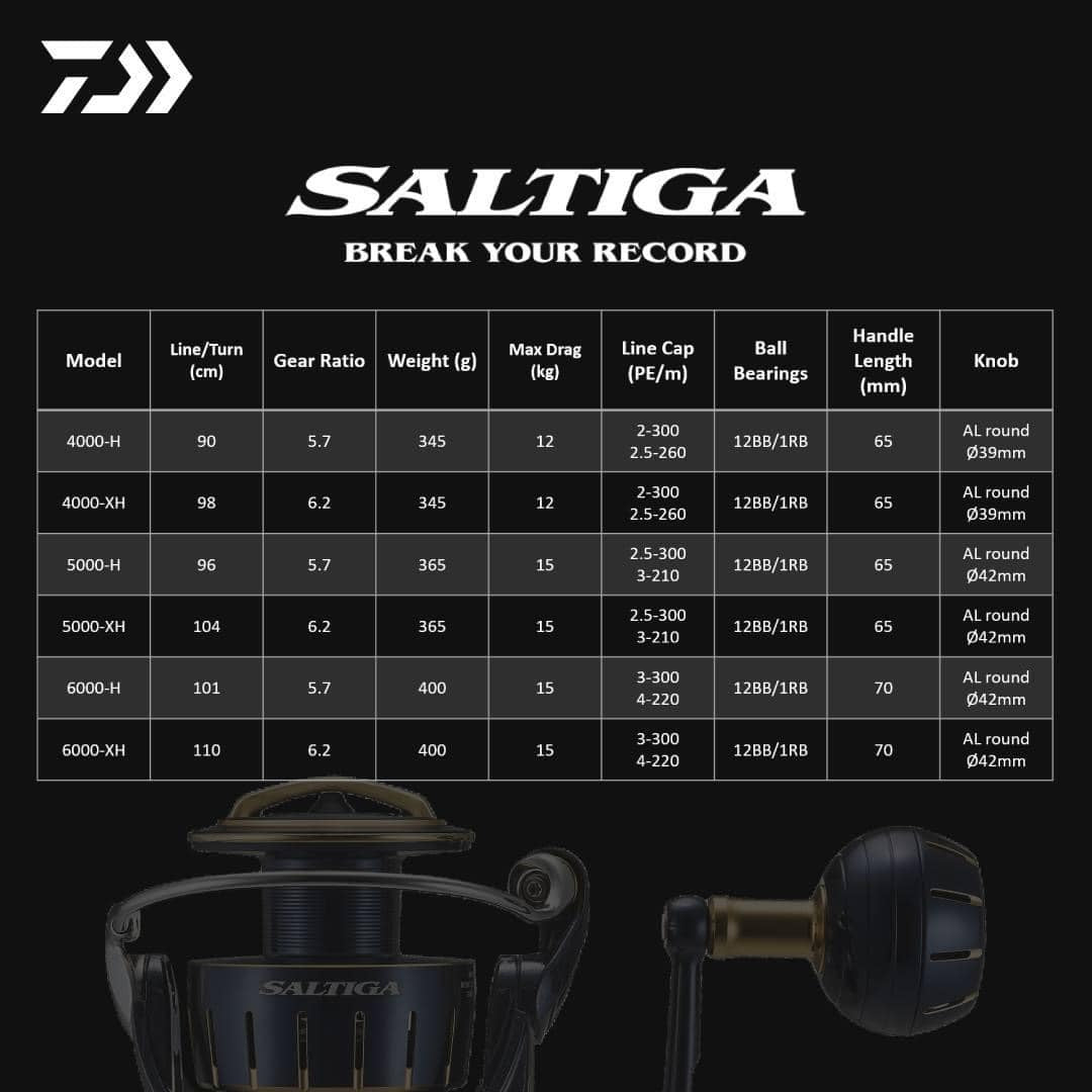Daiwa 2026 Saltiga Dog Fight Spinning Rods (Pre-Order)
