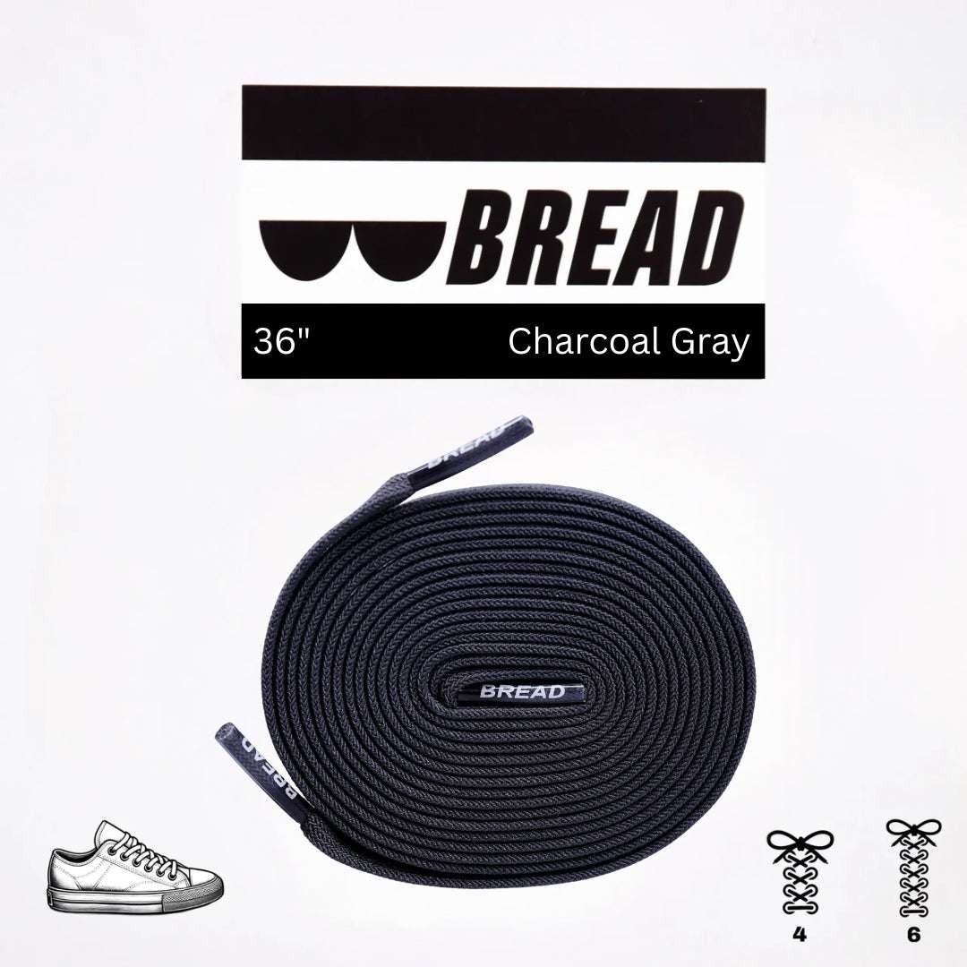 Palmarius Outdoors Charcoal Grey Elastic Shoelace