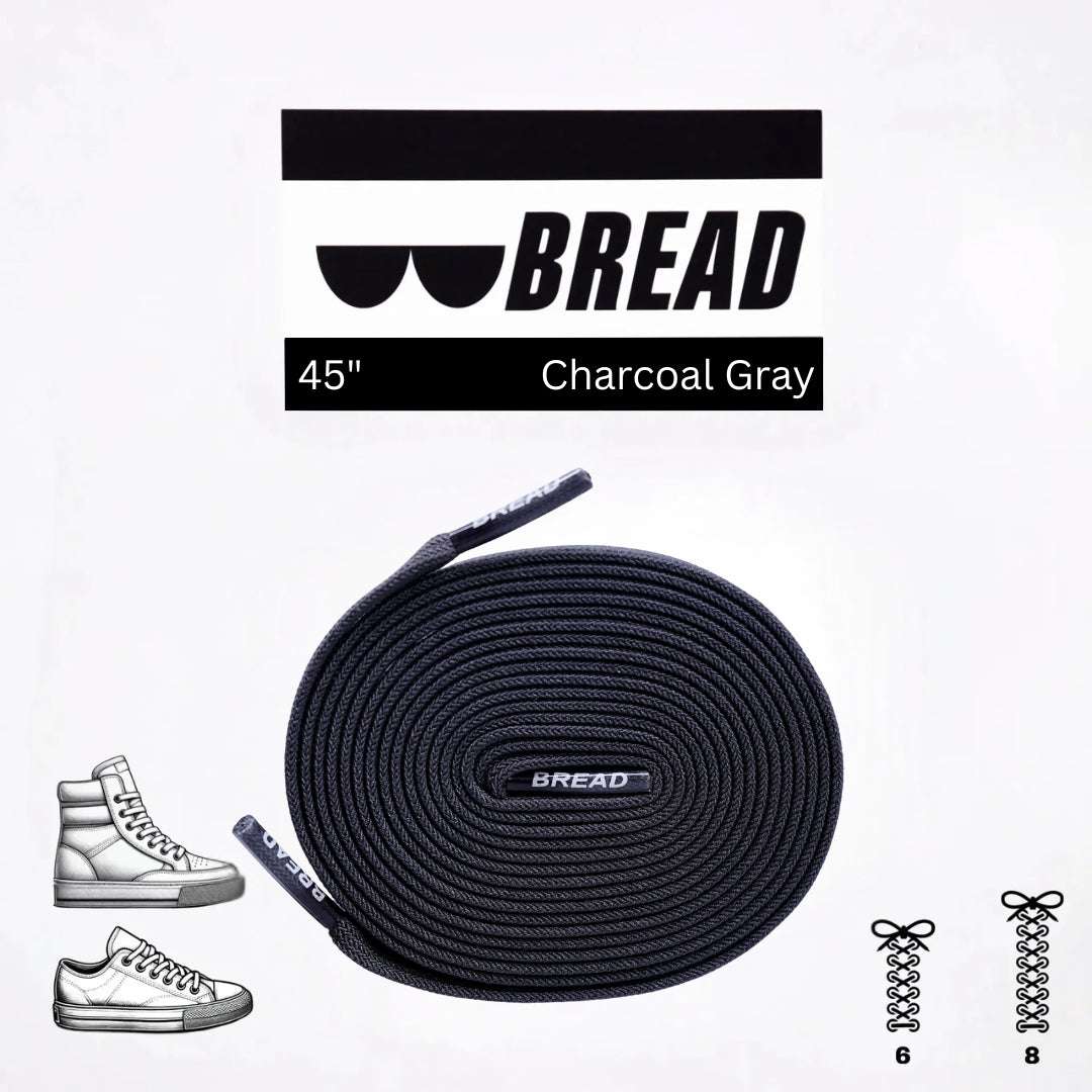 Palmarius Outdoors Charcoal Grey Elastic Shoelace