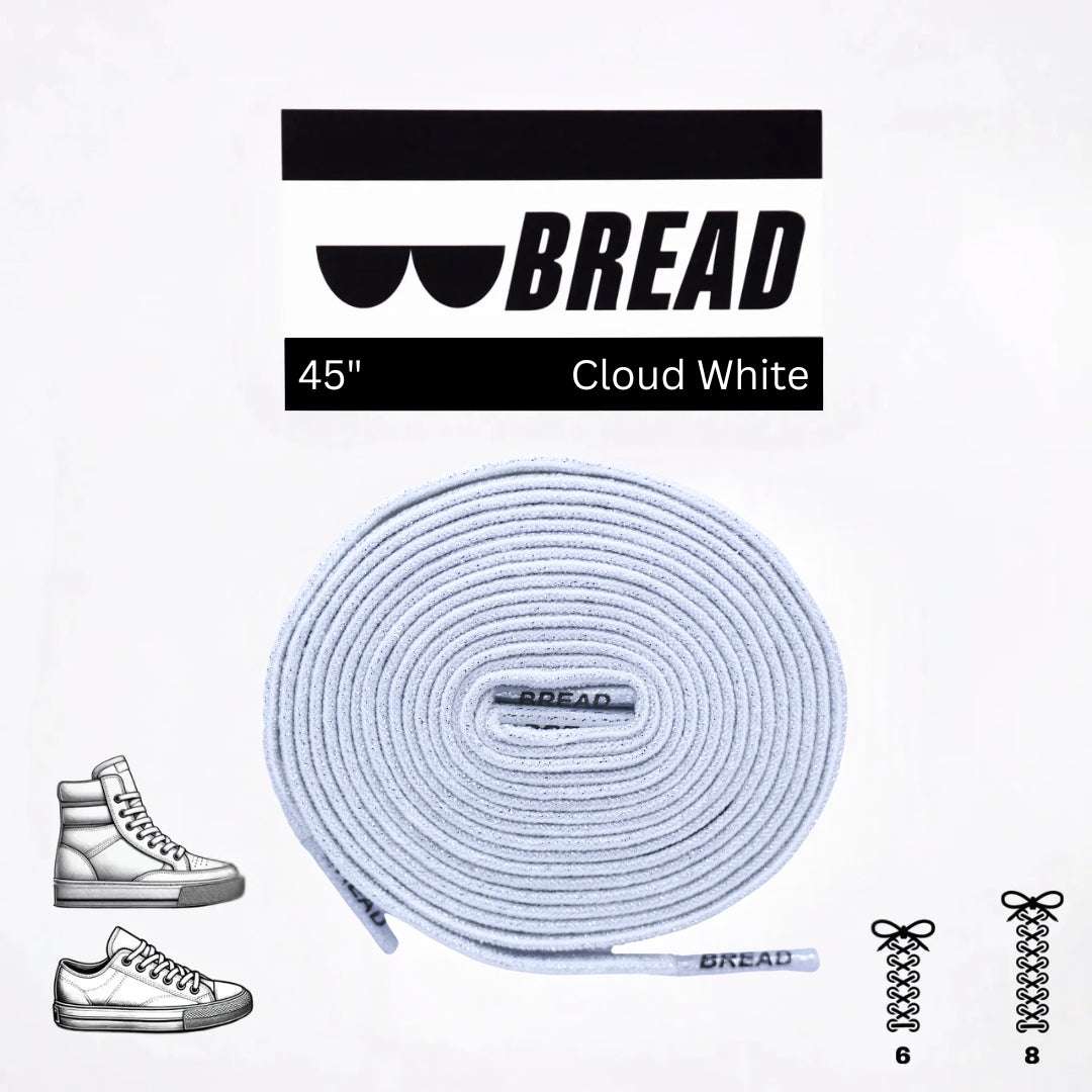 Palmarius Outdoors Cloud White Elastic Shoelace