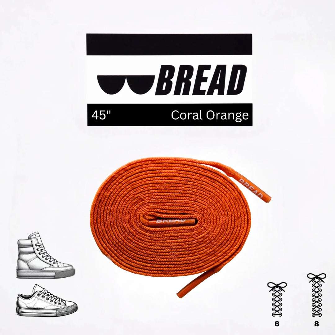 Palmarius Outdoors Coral Orange Elastic Shoelace