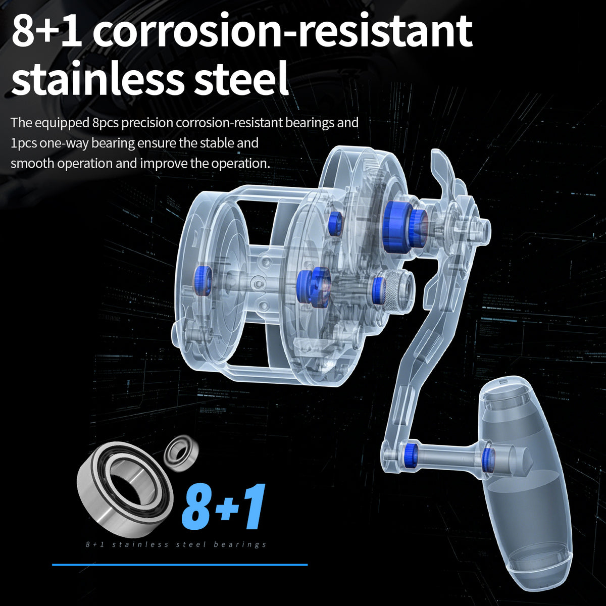 Ecooda 2000 Series Jigging Reels