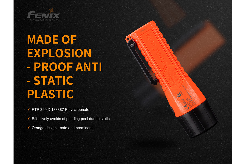 Palmarius Outdoors Fenix WF11E Intrinsically Safe Flashlight Work Flashlight