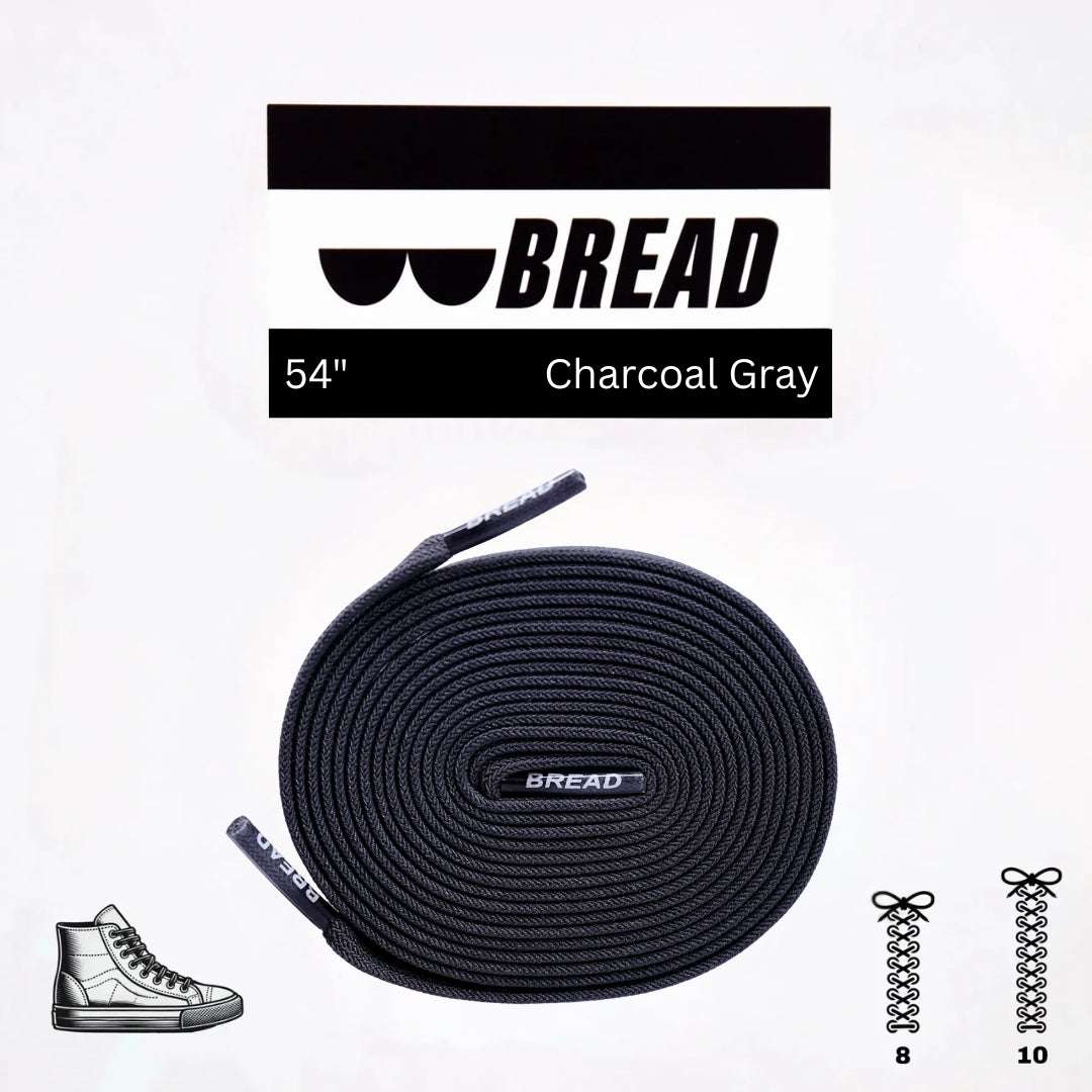 Palmarius Outdoors Charcoal Grey Elastic Shoelace