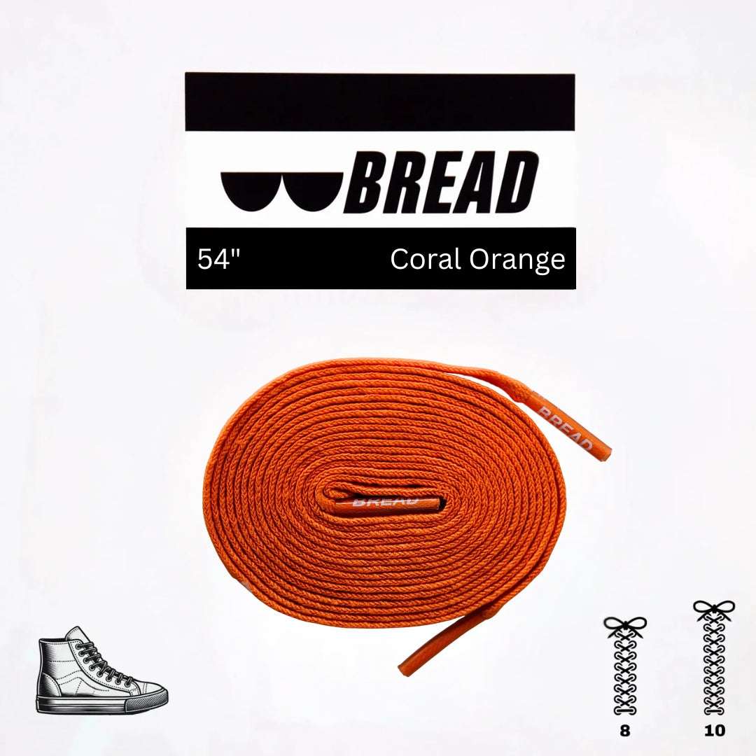 Palmarius Outdoors Coral Orange Elastic Shoelace