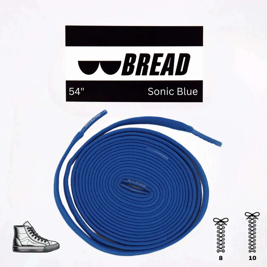 Palmarius Outdoors Sonic Blue Elastic Shoelace