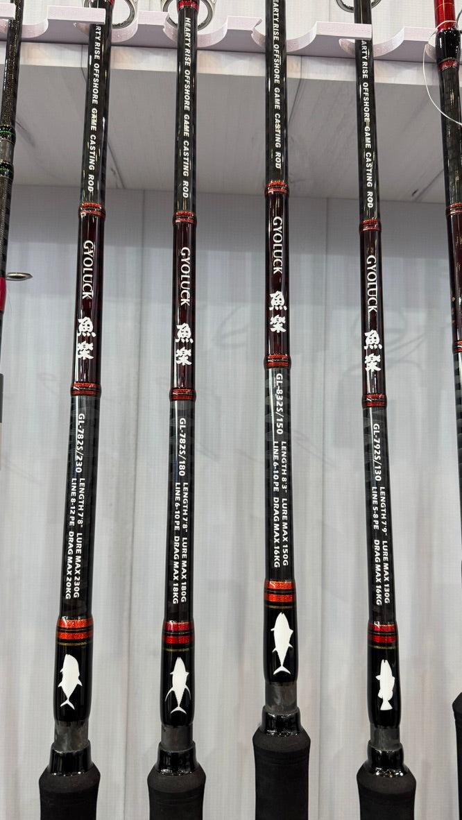 Hearty Rise Gyoluck Popping Rods