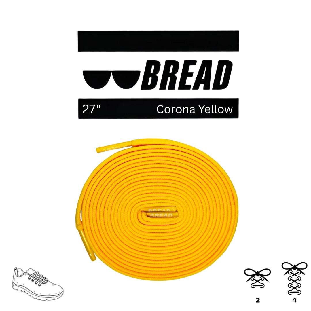 Palmarius Outdoors Corona Yellow Elastic Shoelace
