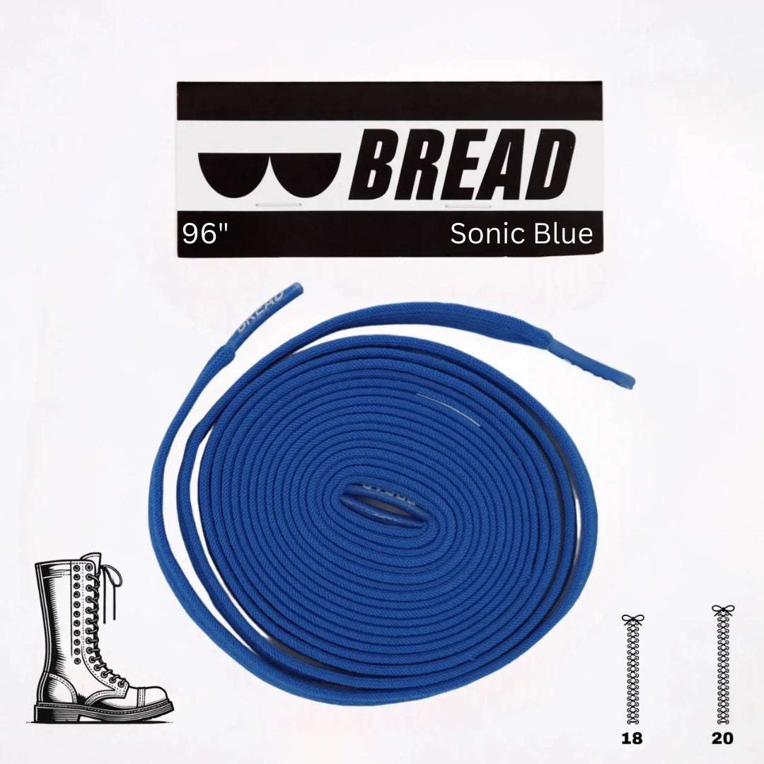 Palmarius Outdoors Sonic Blue Elastic Shoelace