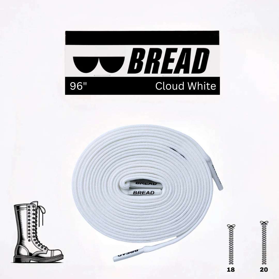 Palmarius Outdoors Cloud White Elastic Shoelace