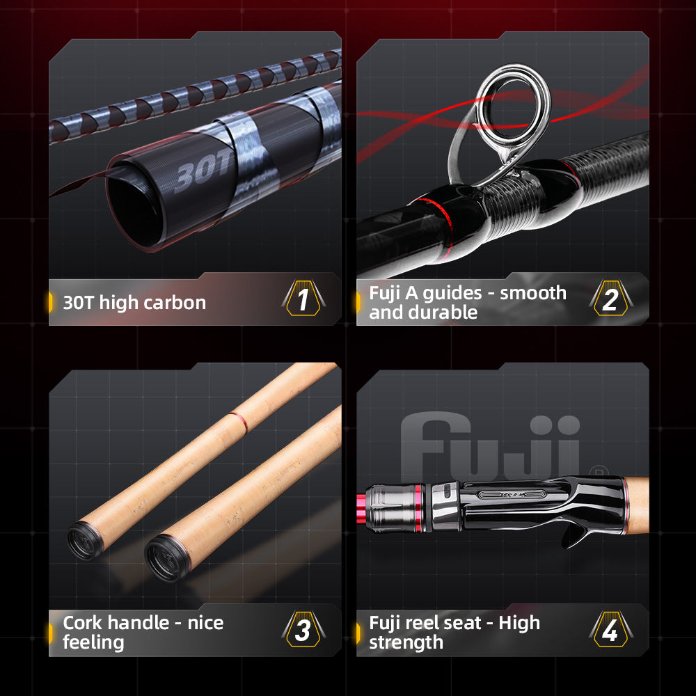 732H Nano Carbon Violent pull Cork Casting C732H