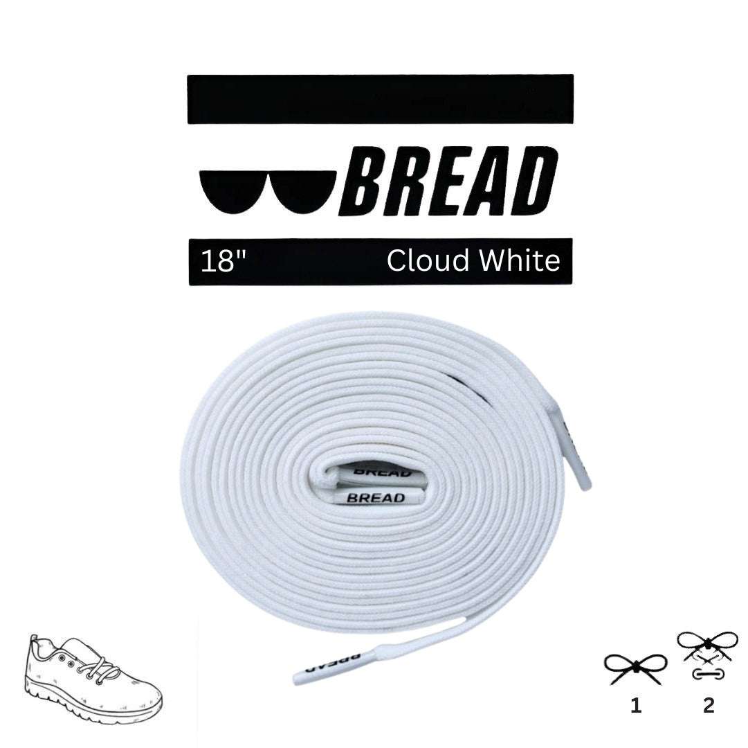 Palmarius Outdoors Cloud White Elastic Shoelace