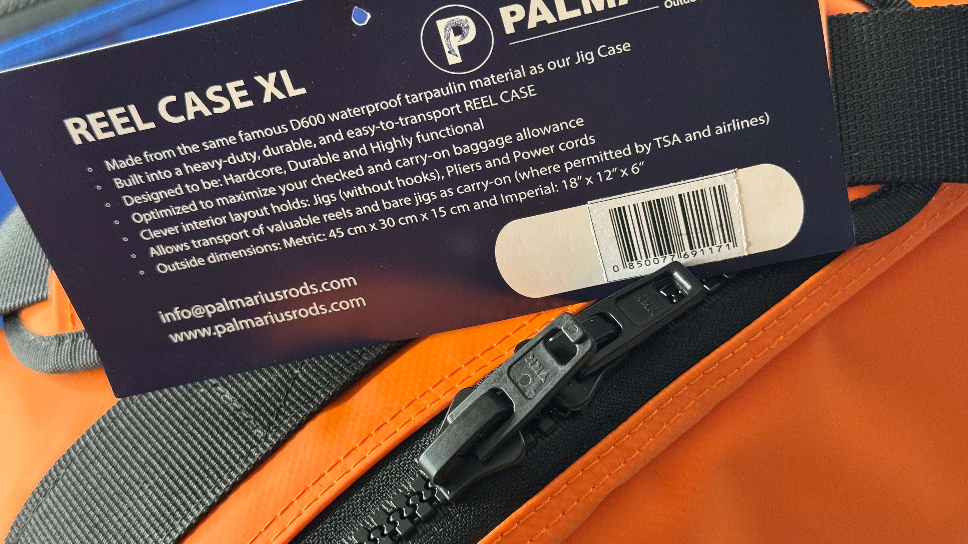 Palmarius Outdoors New! 2026 Reel Case XL Bundle w 6 reel covers Fishing Tackle