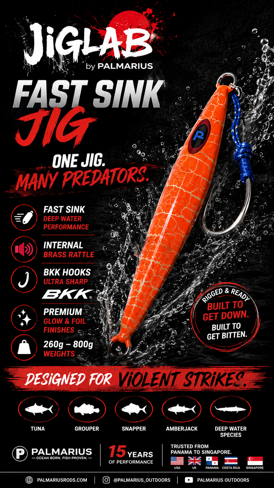 Fast Sink Slow Pitch Jigs
