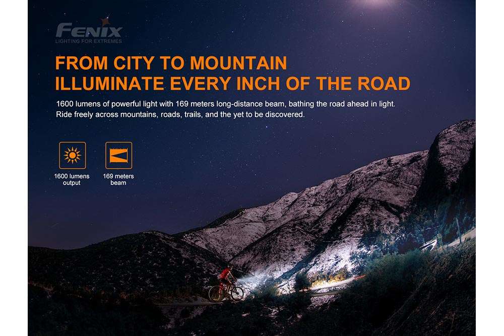 Palmarius Outdoors Fenix BC26R LED Bike Light Bike Light