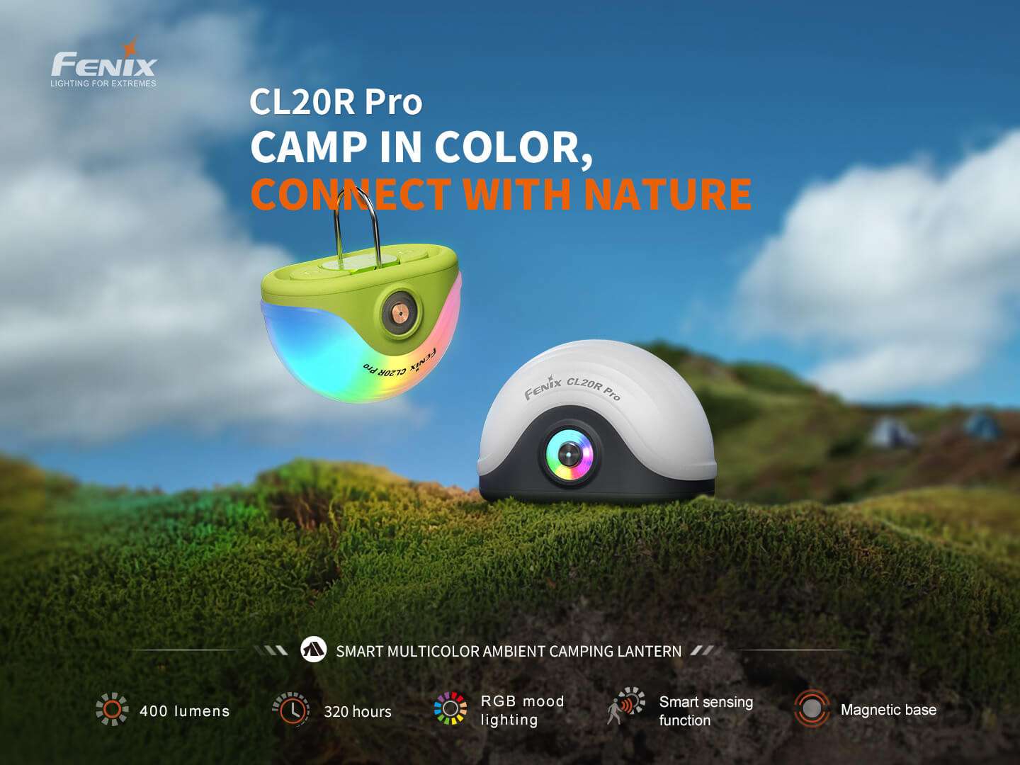 Palmarius Outdoors CL20R Pro Smart Multicolor Camping Lantern Lantern