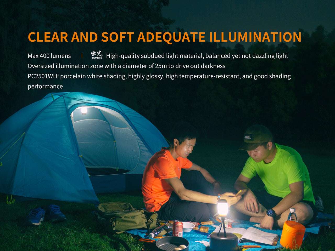 Palmarius Outdoors Fenix CL26R High Performance LED Rechargeable Camping Lantern Lantern