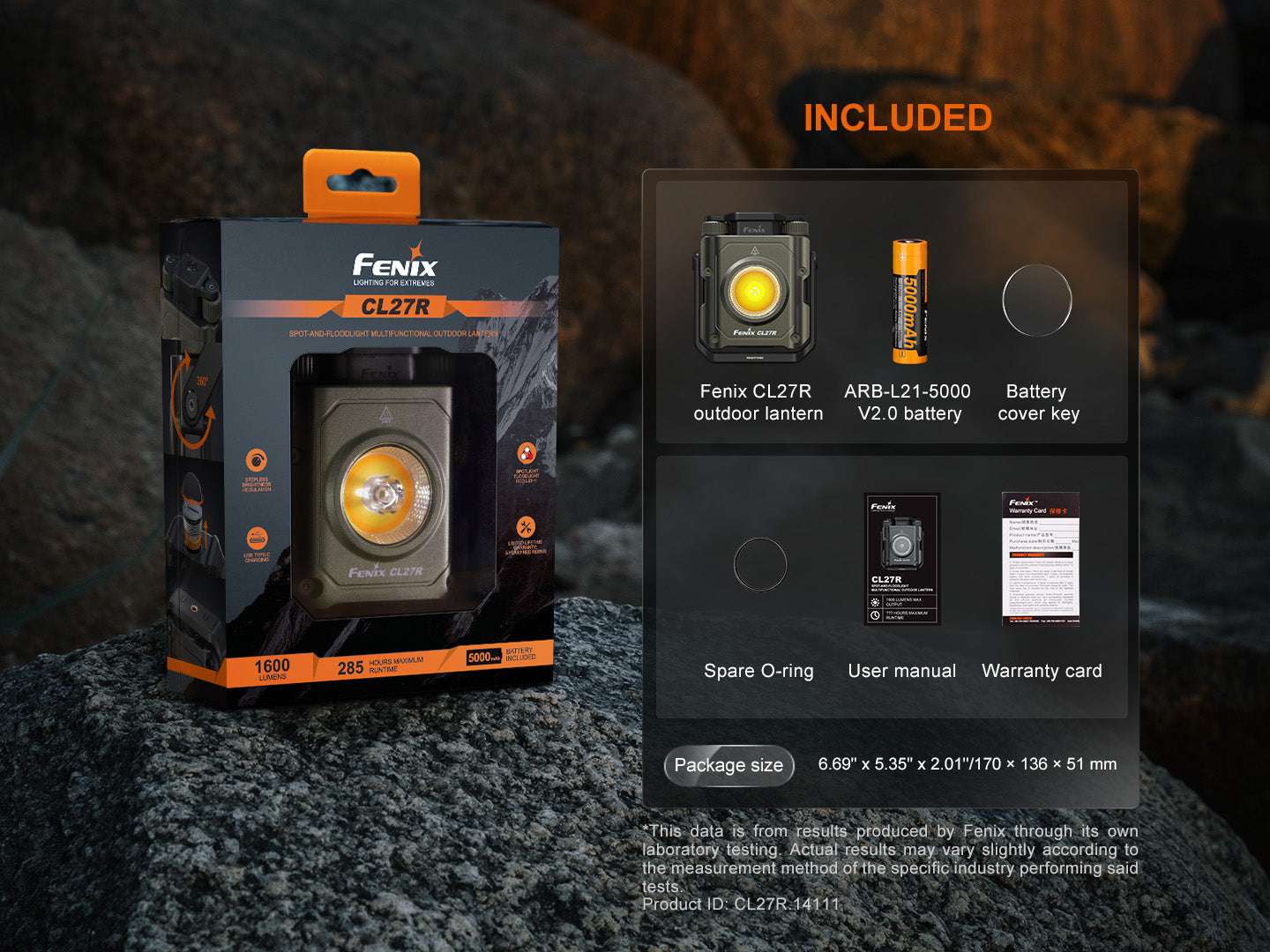 Palmarius Outdoors Fenix CL27R Multifunctional Outdoor Lantern Lantern