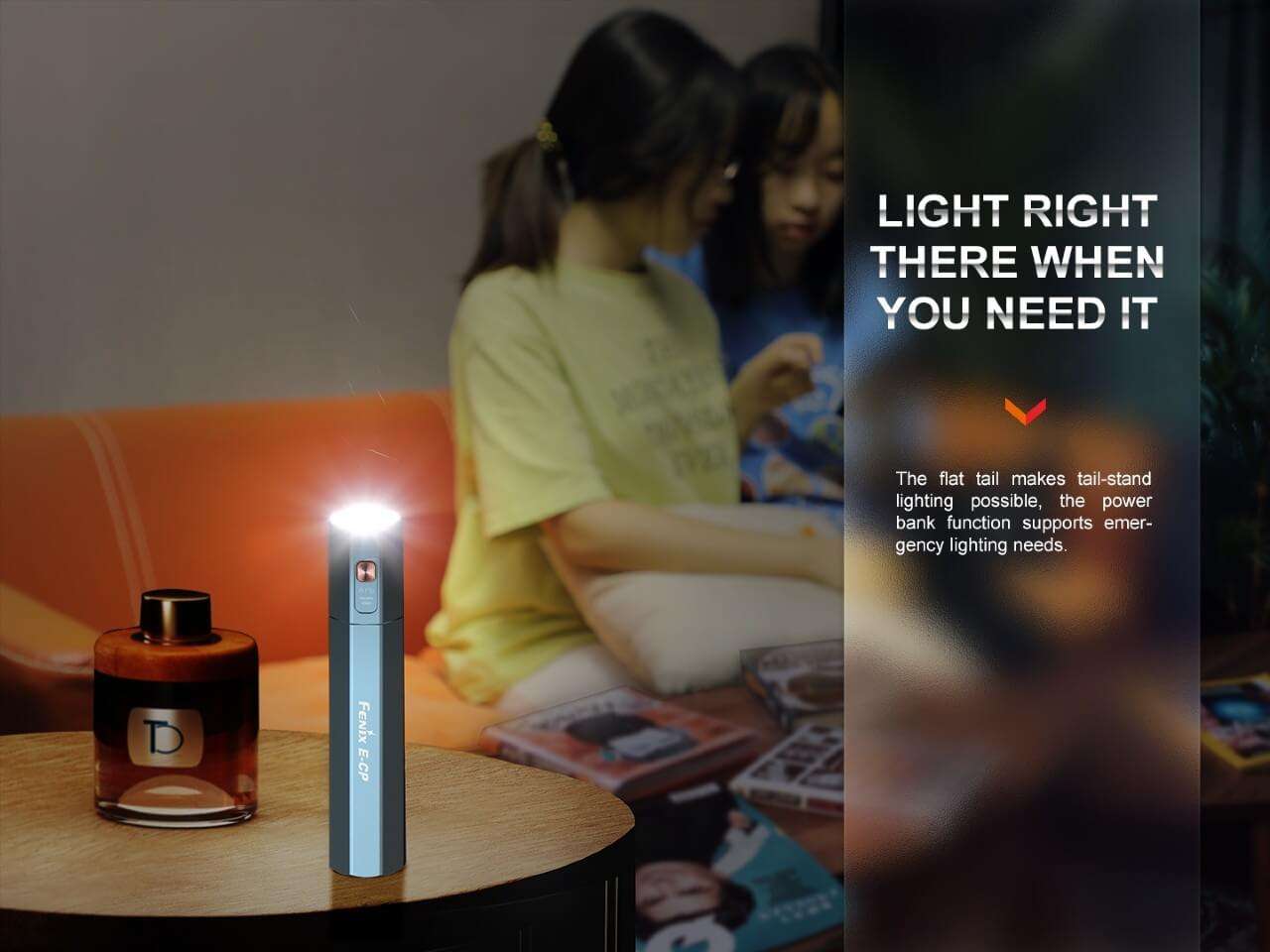 Palmarius Outdoors Fenix E-CP 1600-lumen LED Flashlight/Powerbank Emergency Flashlight