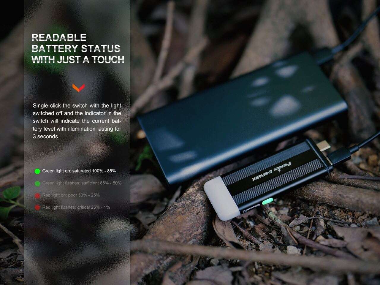 Palmarius Outdoors Fenix E-SPARK - Discontinued Keychain Flashlight