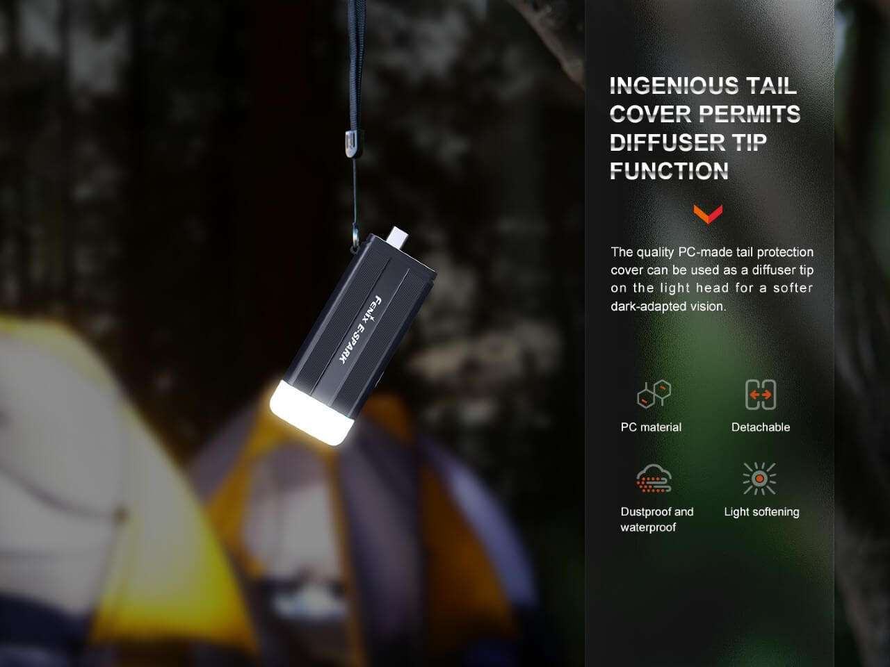 Palmarius Outdoors Fenix E-SPARK - Discontinued Keychain Flashlight