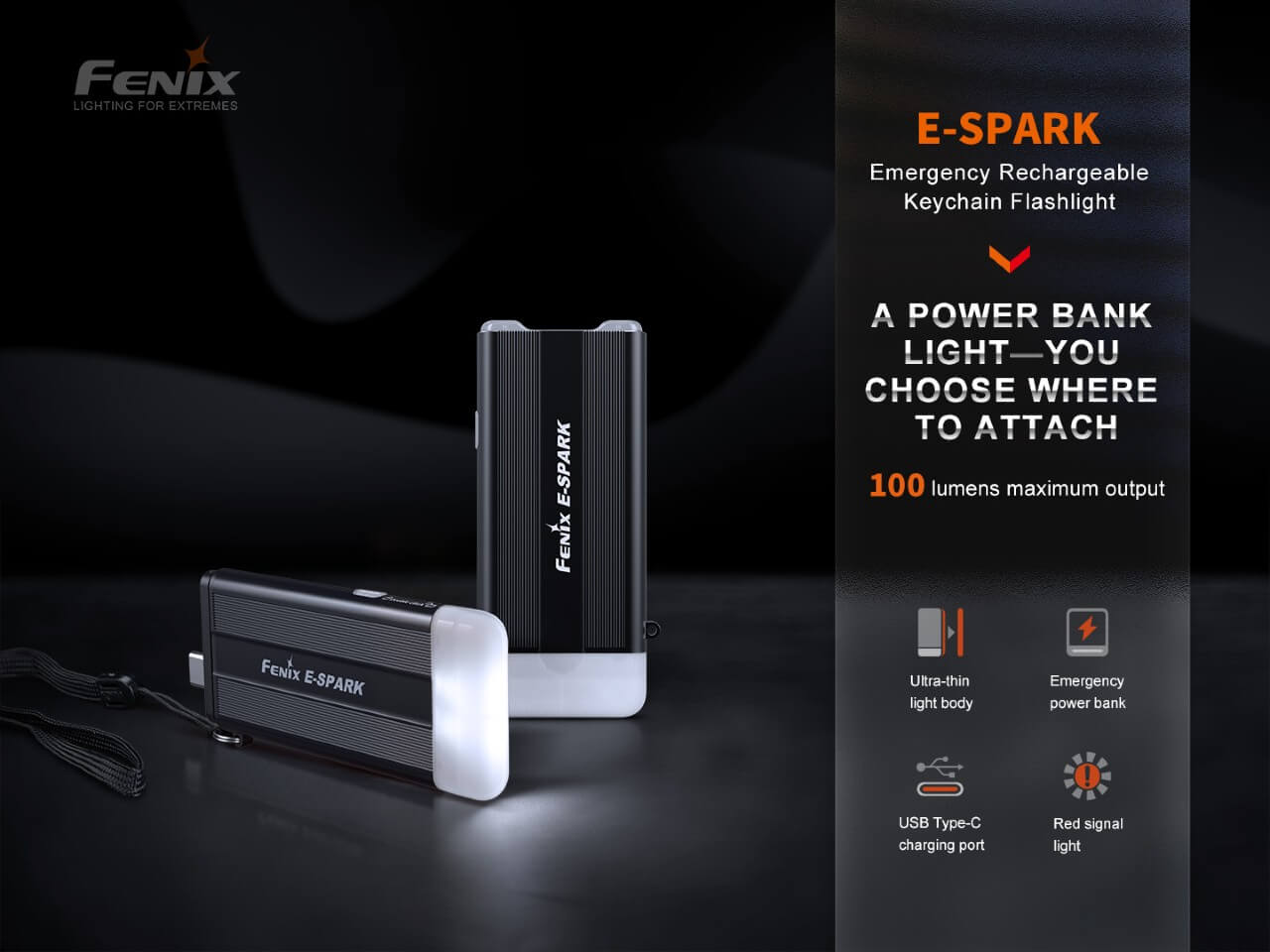 Palmarius Outdoors Fenix E-SPARK - Discontinued Keychain Flashlight