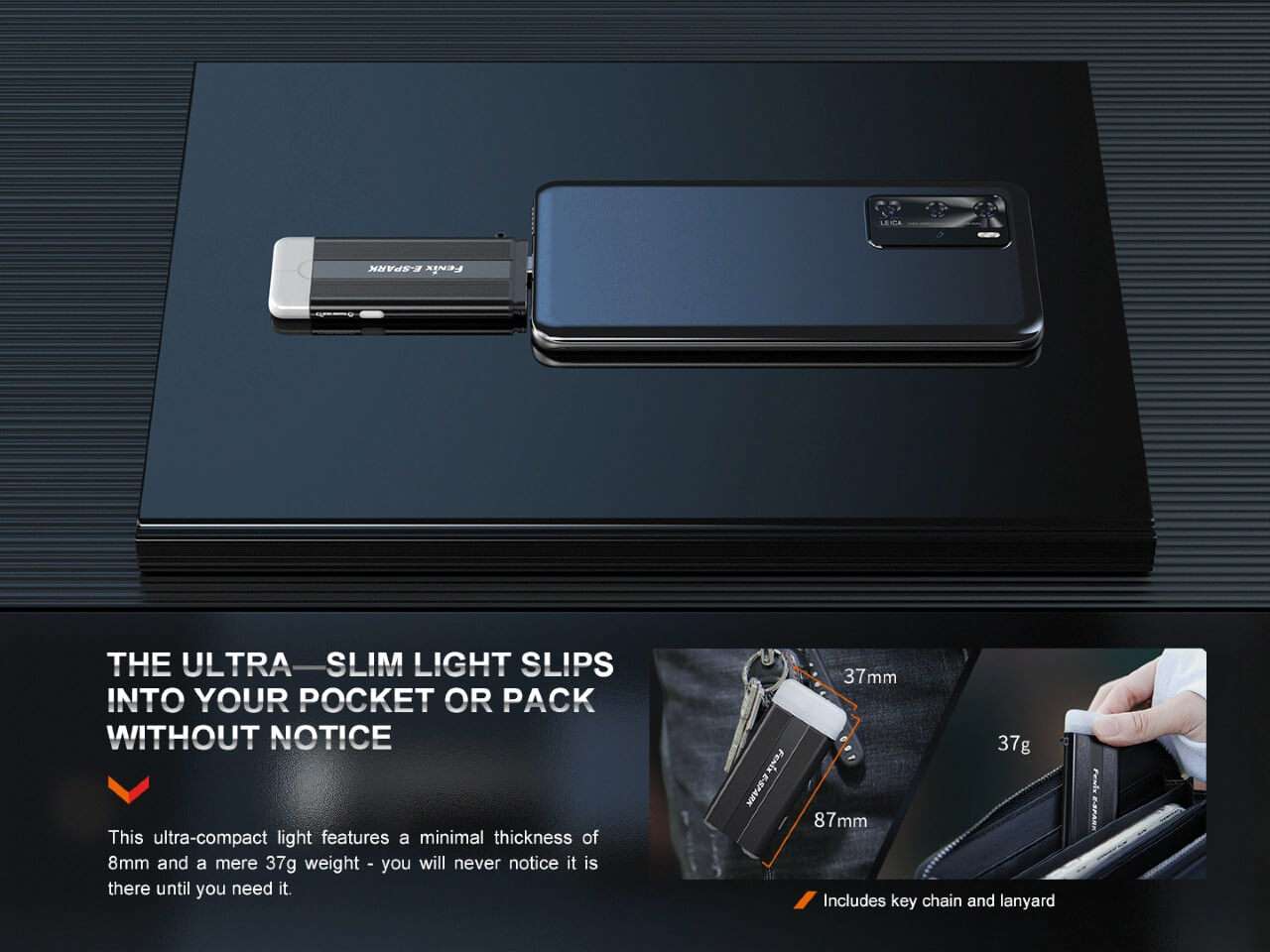 Palmarius Outdoors Fenix E-SPARK - Discontinued Keychain Flashlight