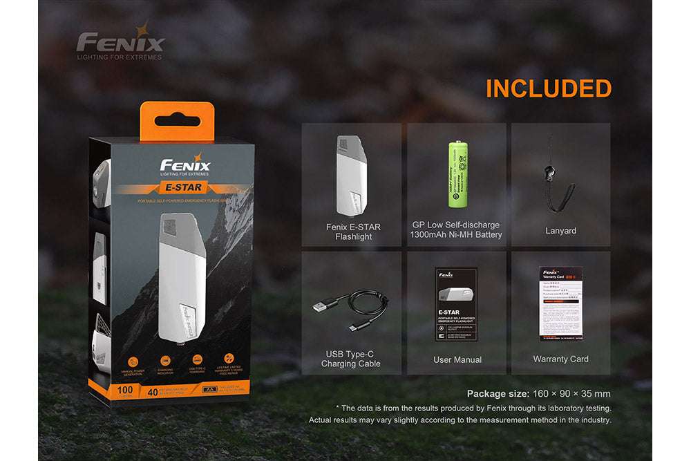 Palmarius Outdoors Fenix E-Star - Discontinued Emergency Flashlight