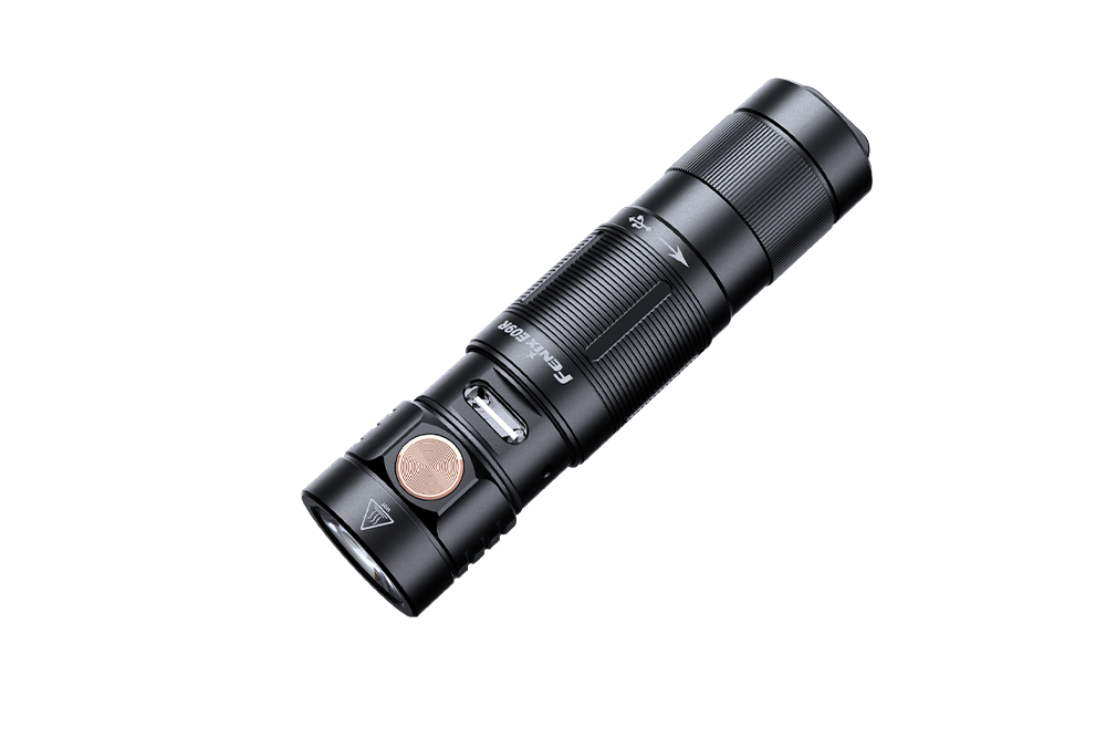 Palmarius Outdoors Fenix E09R Rechargeable High-Output Flashlight - 600 Lumens Keychain Flashlight