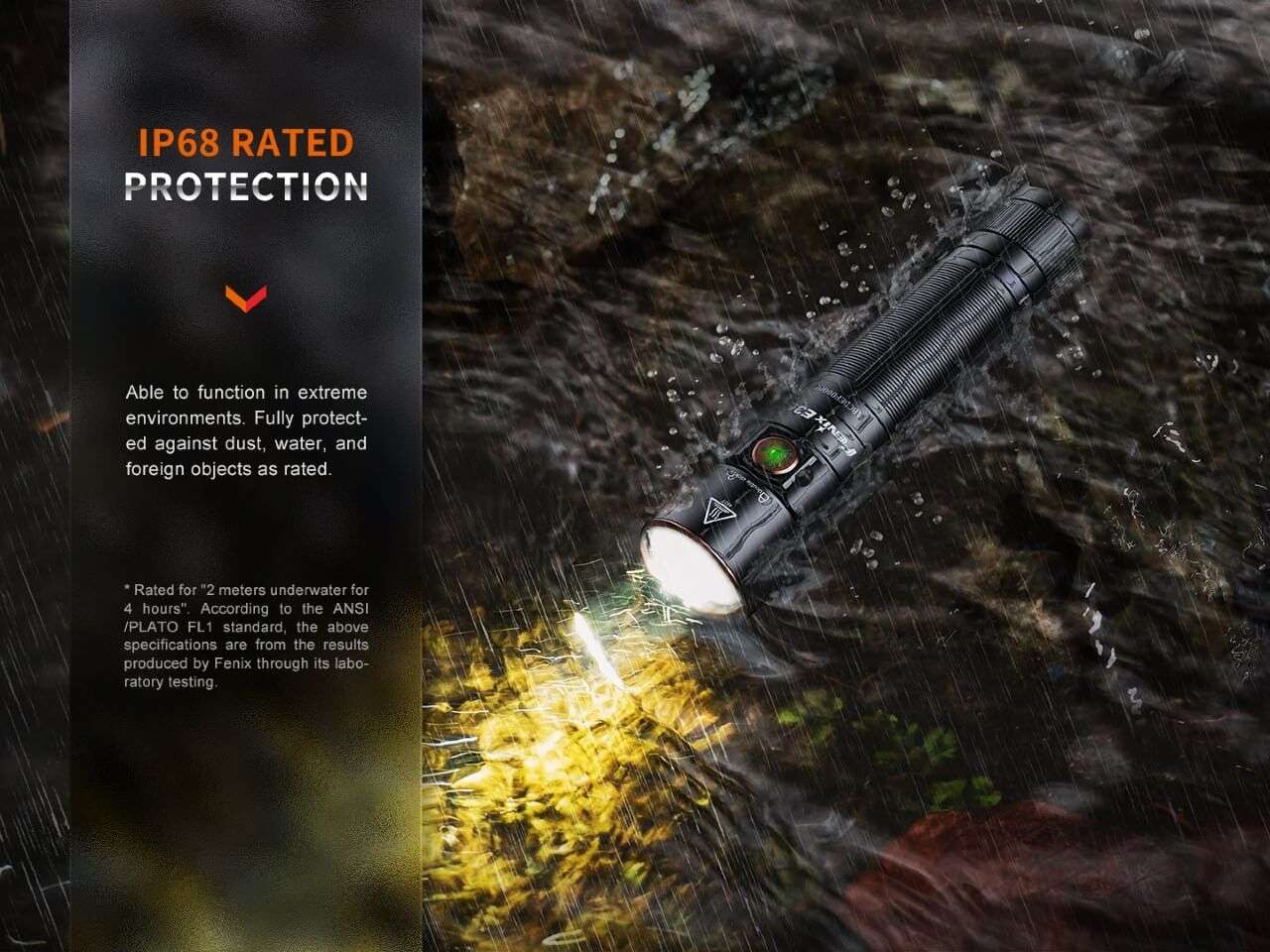 Palmarius Outdoors Fenix E35R High-Performance Rechargeable LED Flashlight EDC Flashlight