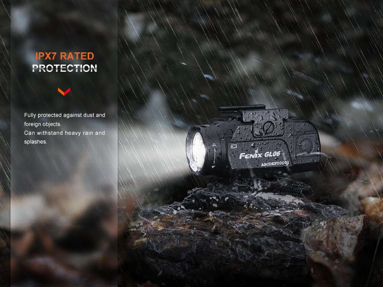 Palmarius Outdoors Fenix GL06 Pocket Pistol Tactical LED Light - 600 Lumens Pistol Light