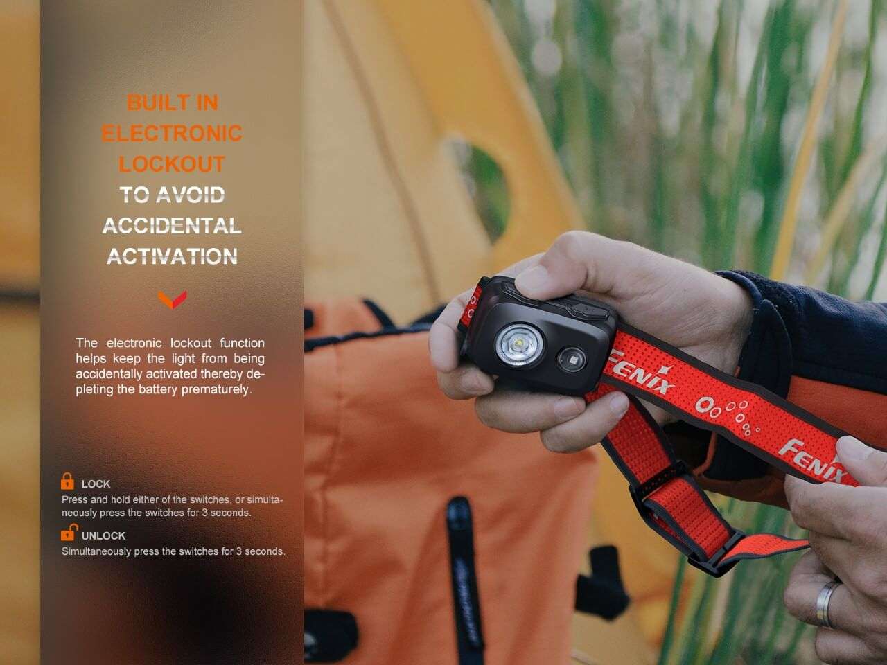 Palmarius Outdoors Fenix HL16 Lightweight Outdoor Hiking LED Headlamp Headlamp