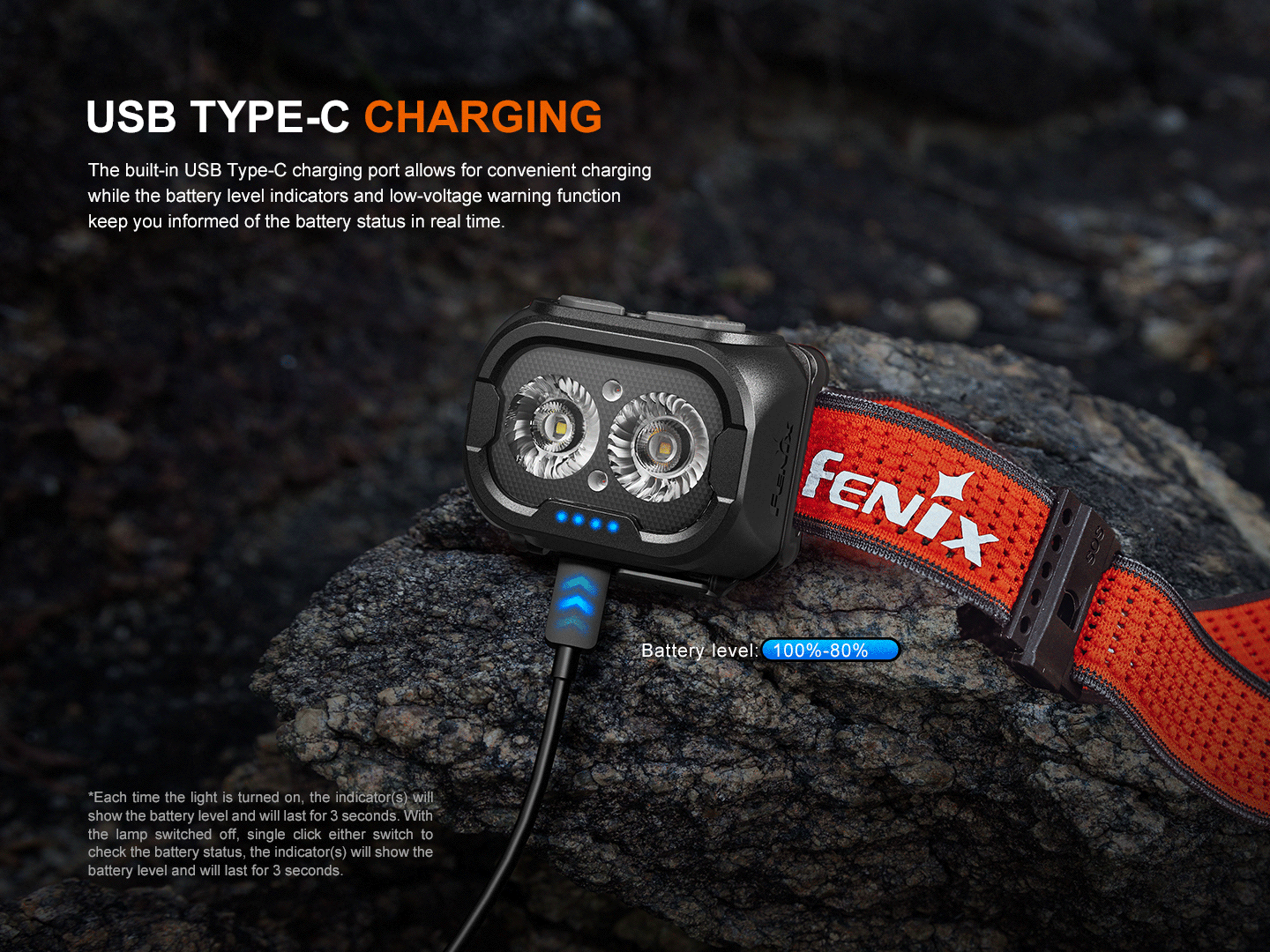Palmarius Outdoors Fenix HL18R-T V2 Lightweight Trail Running Headlamp Headlamp
