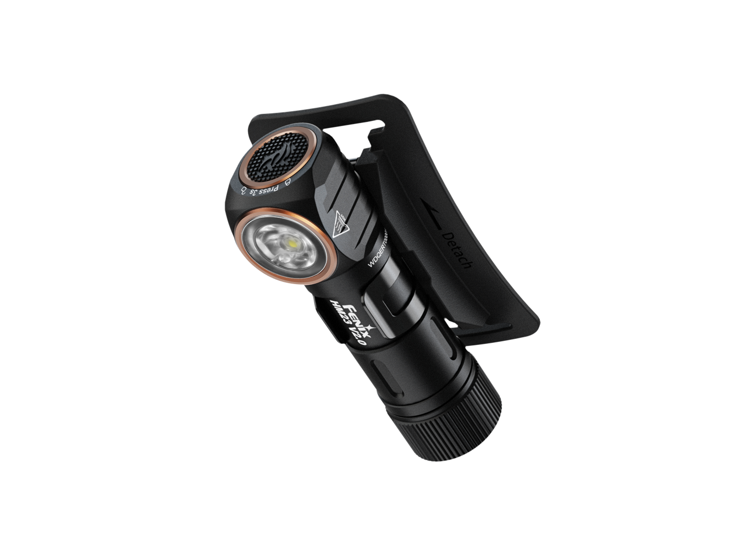 Palmarius Outdoors Fenix HM23 V2.0 Lightweight Detachable AA Headlamp Headlamp