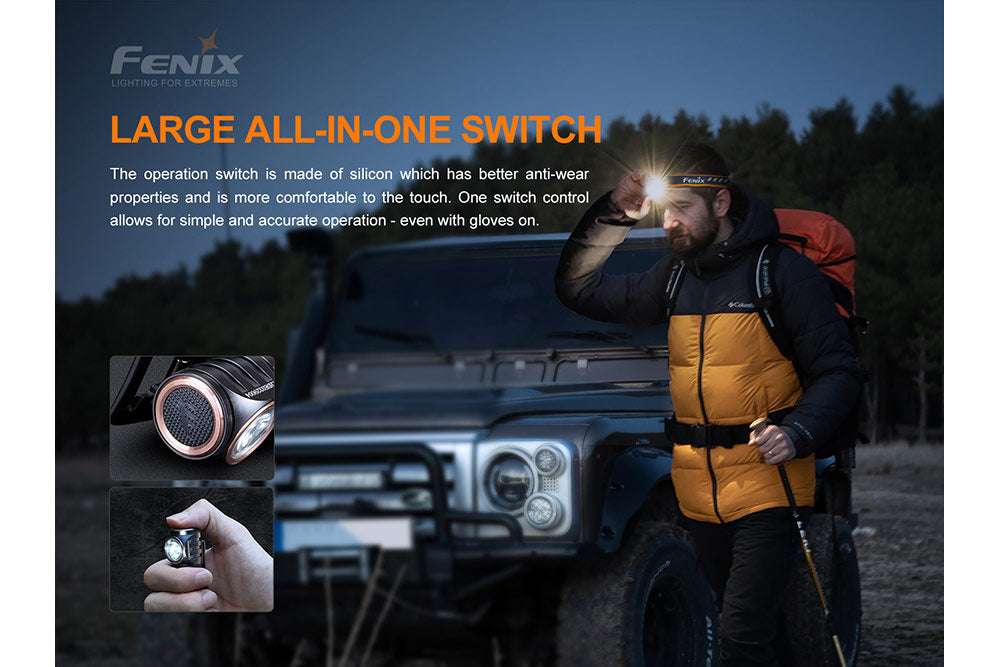 Palmarius Outdoors Fenix HM50R V2.0 LED Headlamp - 700 Lumens Headlamp