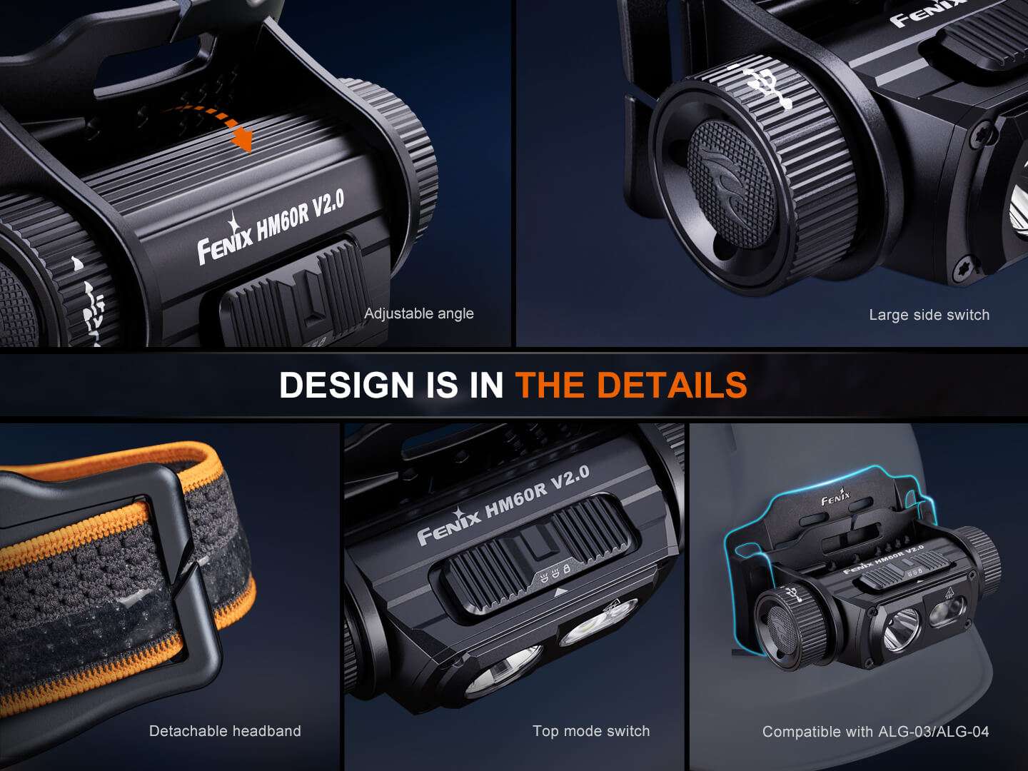 Palmarius Outdoors HM60R V2 High-Performance Headlamp - 1600 Lumens Headlamp