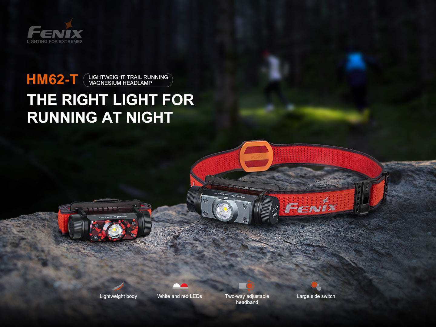 Palmarius Outdoors Fenix HM62-T Lightweight Trail Running Headlamp Headlamp